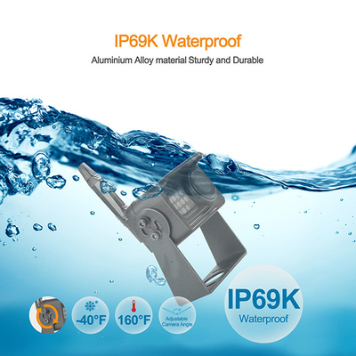 5 Inch Wireless Waterproof Camera Monitor IP69K Black Color Backup Camera Monitor DVR Kit