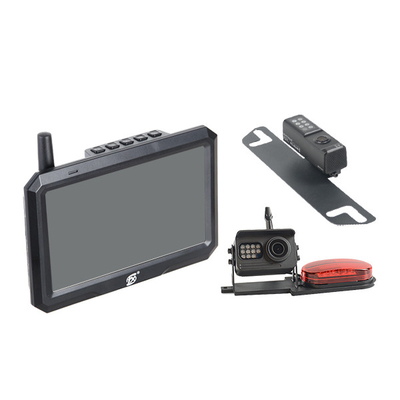 5 Inch LCD Wireless Rearview Camera 1080P 120 Degree Aluminum Alloy With Night Vision