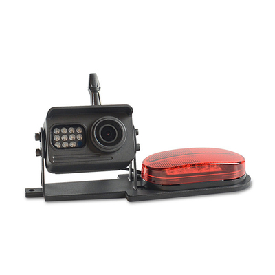 Black Vehicle HD Reverse Camera Night Vision With 6 Red LED Light