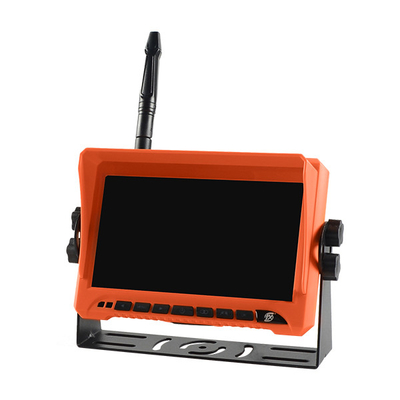 TFT LCD HD Wireless Monitor System Recording Function Orange Color