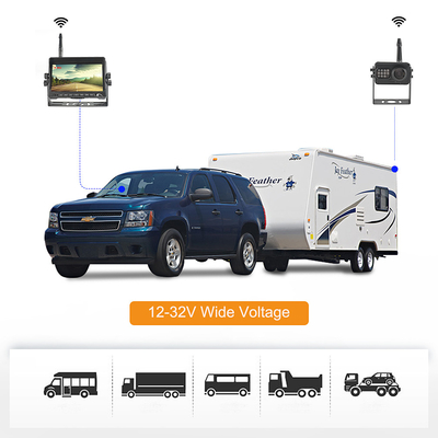 Night Vision 33ft RV Wireless Backup Camera System For Truck Trailer