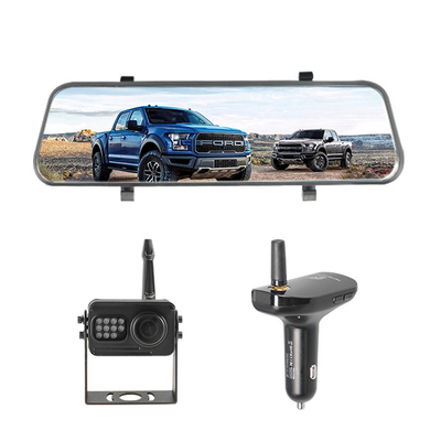 RV Wireless Rear View Dash Cam 10 Inch AHD Car Charger Receiver DVR Recording