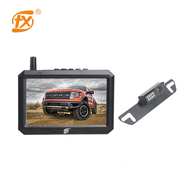 Vehicle 1080P DVR Reverse Camera 5 Inch Color Screen For Driving Recording