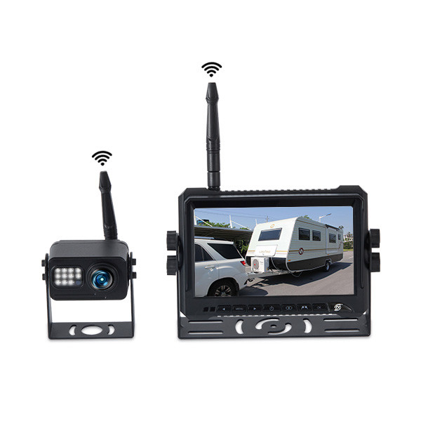 Wireless Aluminum Alloy Truck Rearview Camera Waterproof With Night Vision