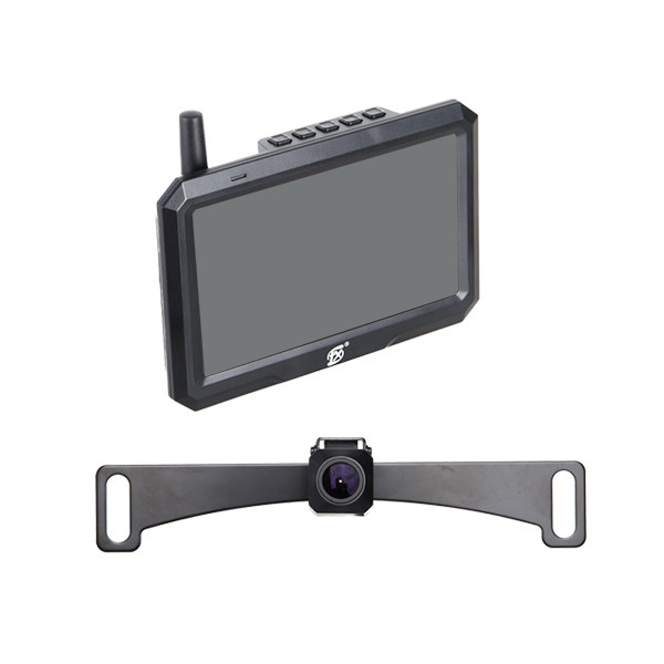 2.4GHz Transmitter 800x480 Vehicle Rearview Camera 5&quot; Color Monitor