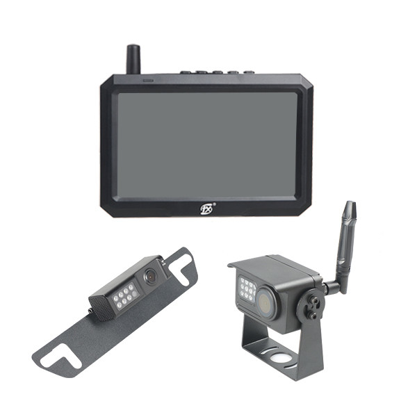 1080P 5 Inch IPS Screen Wireless Backup Cameras 2.4G Transmitter