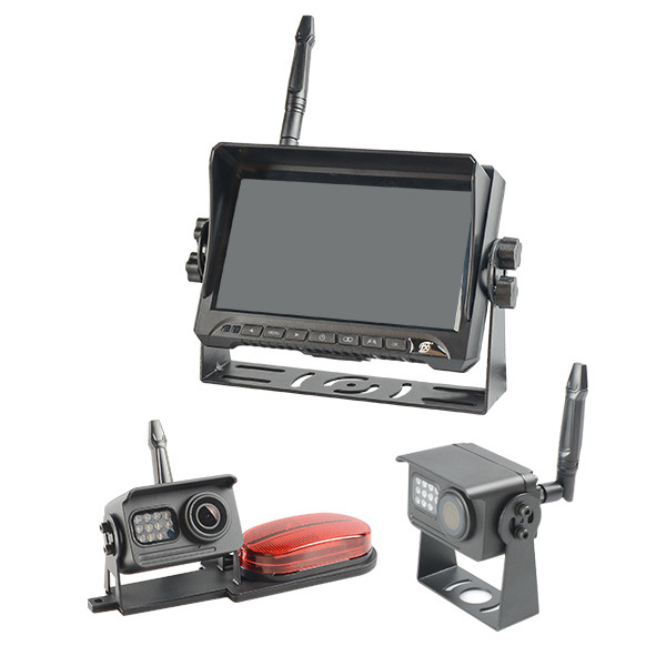 Night Vision 33ft DVR Reverse Camera Waterproof 7 Inch IPS Monitor Kit