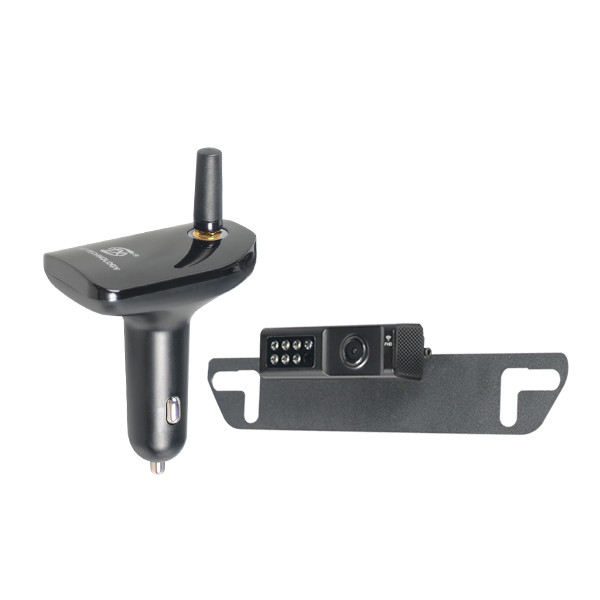 Waterproof IP69K Wireless Rear View Dash Cam AHD Receiver Black Color