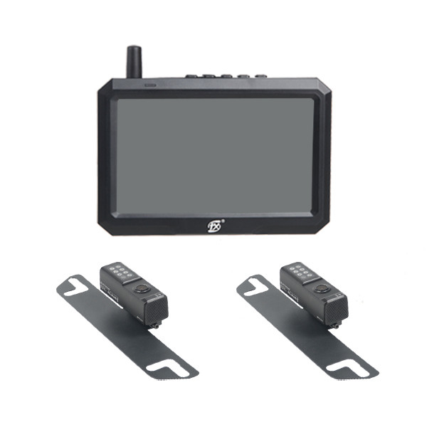 5 Inch IP69K 1080P Car Rearview Mirror Monitors Support 2 Channel